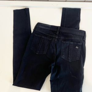 Rag & Bone Black Legging Jeans